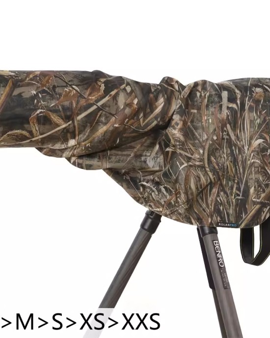 Telephoto lens rain cover, Size: S (Thick Grass Camouflage) Telephoto lens rain cover, Size: S (Thick Grass Camouflage)